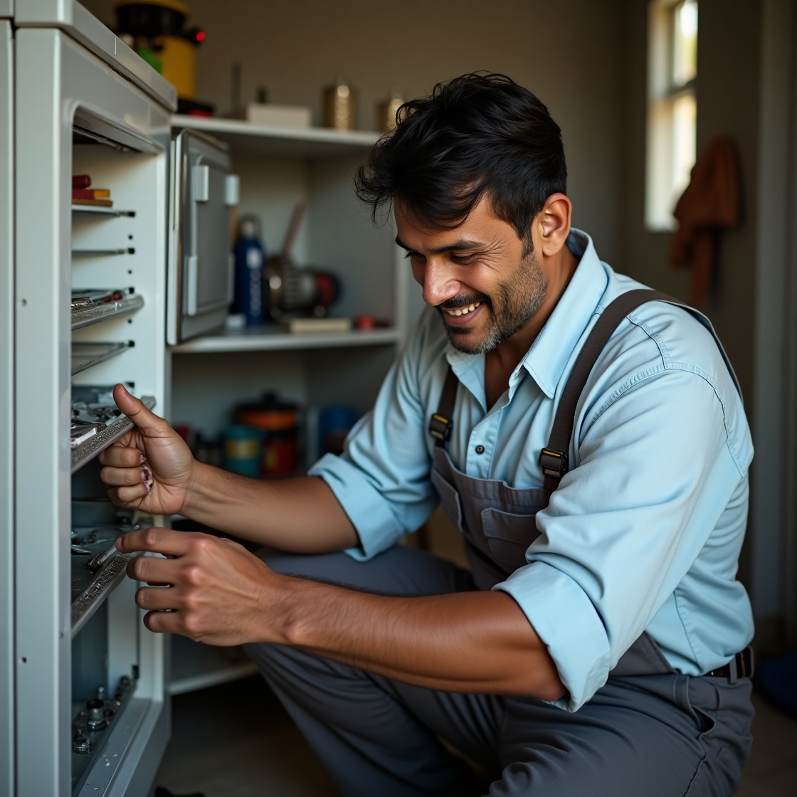 Flux_Dev_A_photorealistic_image_of_a_middleaged_Indian_technic_1